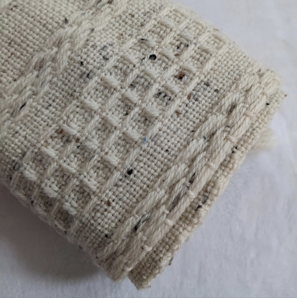 Weave Of The Irish Handcrafted in Ireland Wool Blend Cable Knit Ribbed Scarf - Picture 9 of 10